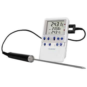 Stainless Steel Probe Digital Thermometer with Calibration L566316