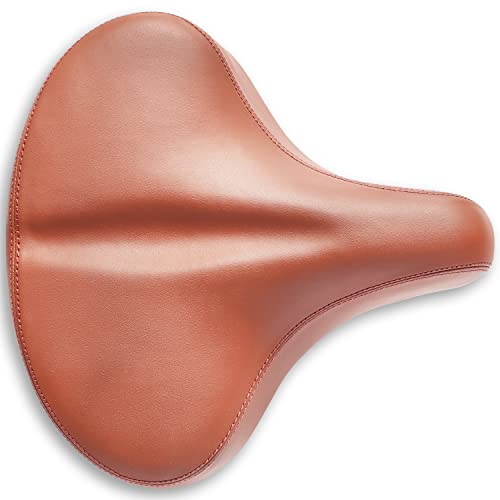 Comfortable Bicycle Saddle Bike Seat Replacement with Dual Shock Absorbing Wide City Bike Seat G150