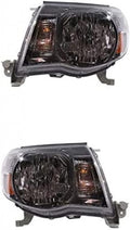 Headlight Assembly Pair with Bulbs C4554