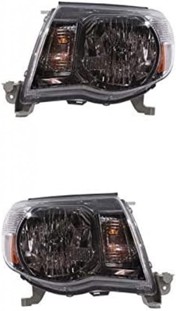 Headlight Assembly Pair with Bulbs C4554