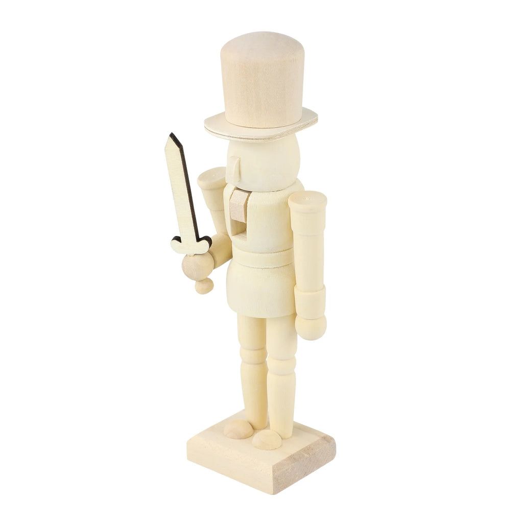 Unfinished Wooden Nutcracker Doll H130