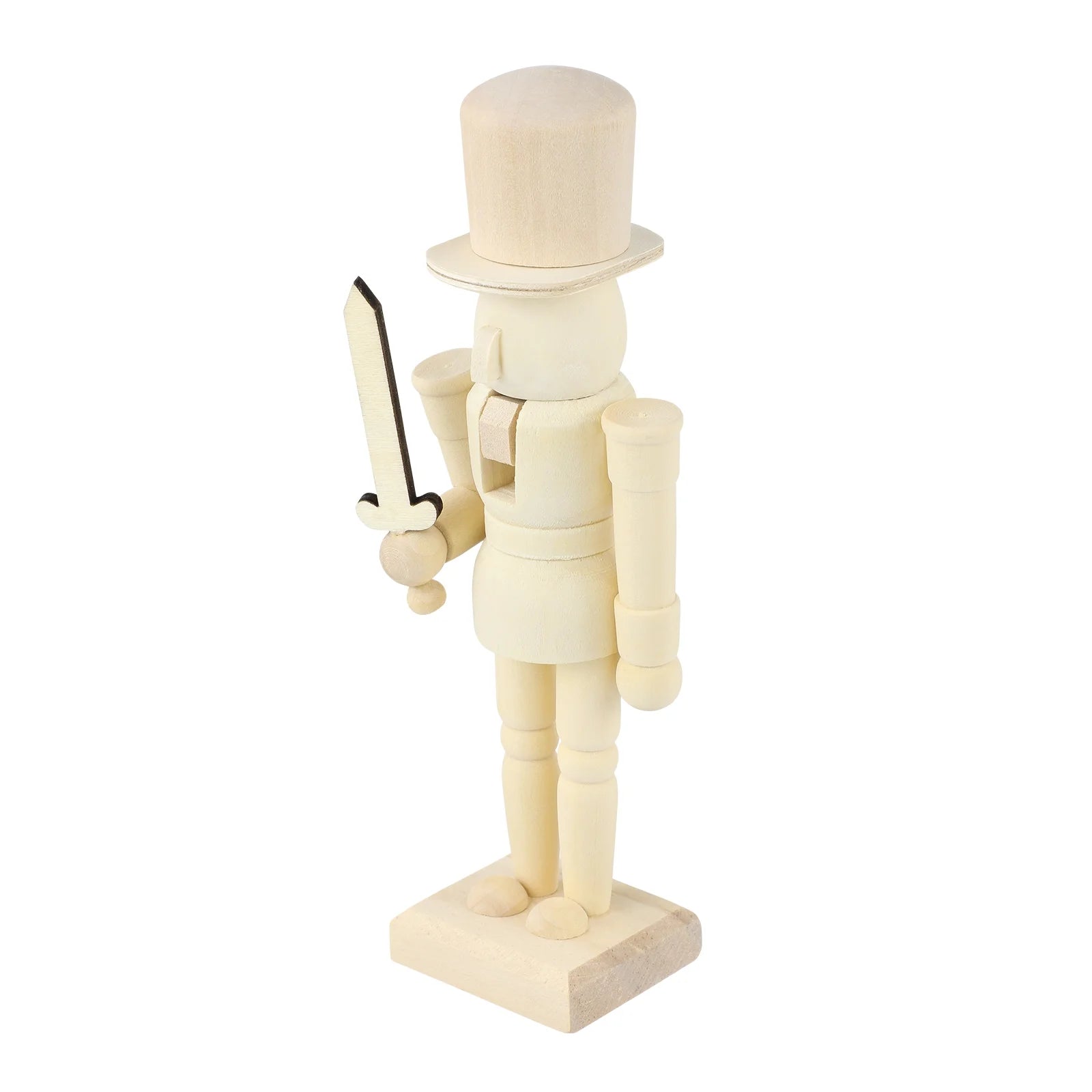 Unfinished Wooden Nutcracker Doll H130