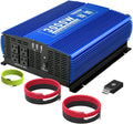 3000W Power Inverter DC12V to 110V AC Car Inverter with 4AC Outlets 2USB Port W45832