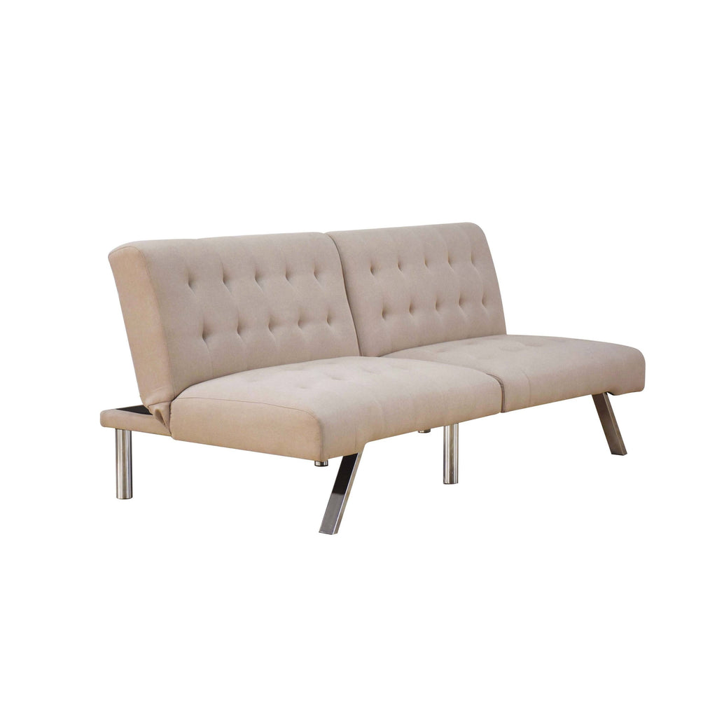 Beige Linen Adjustable Sofa M8113