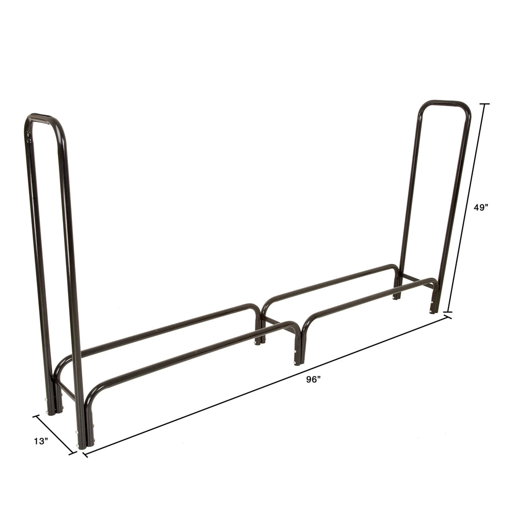 Black Firewood Rack C98690
