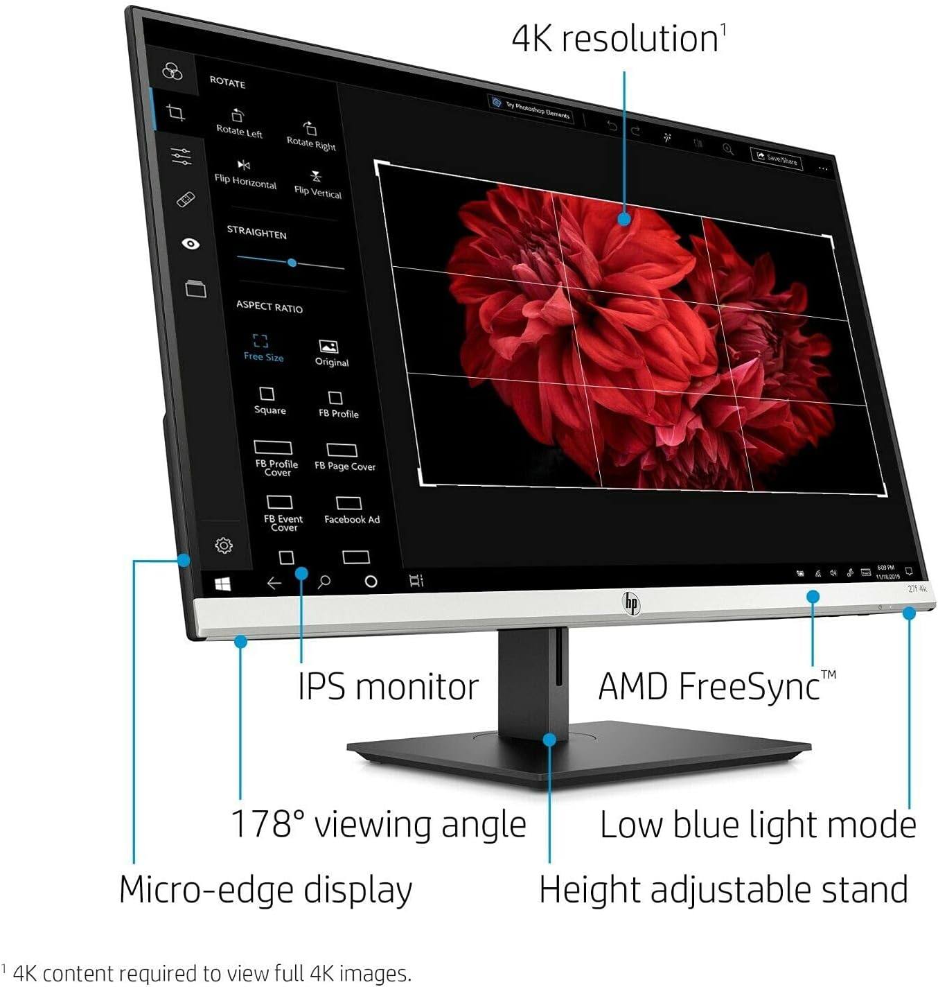 27 UHD 4K IPS Micro-Edge Monitor O415