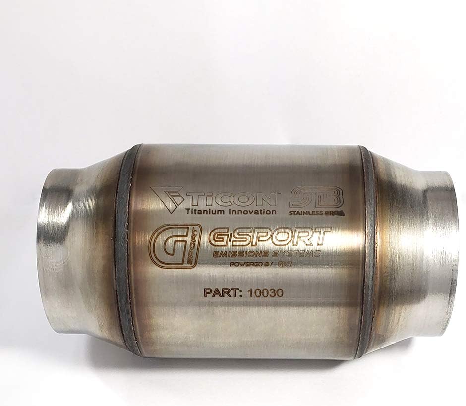 2.5 IN/OUT x 4 Body Non EPA Catalytic Converter U895