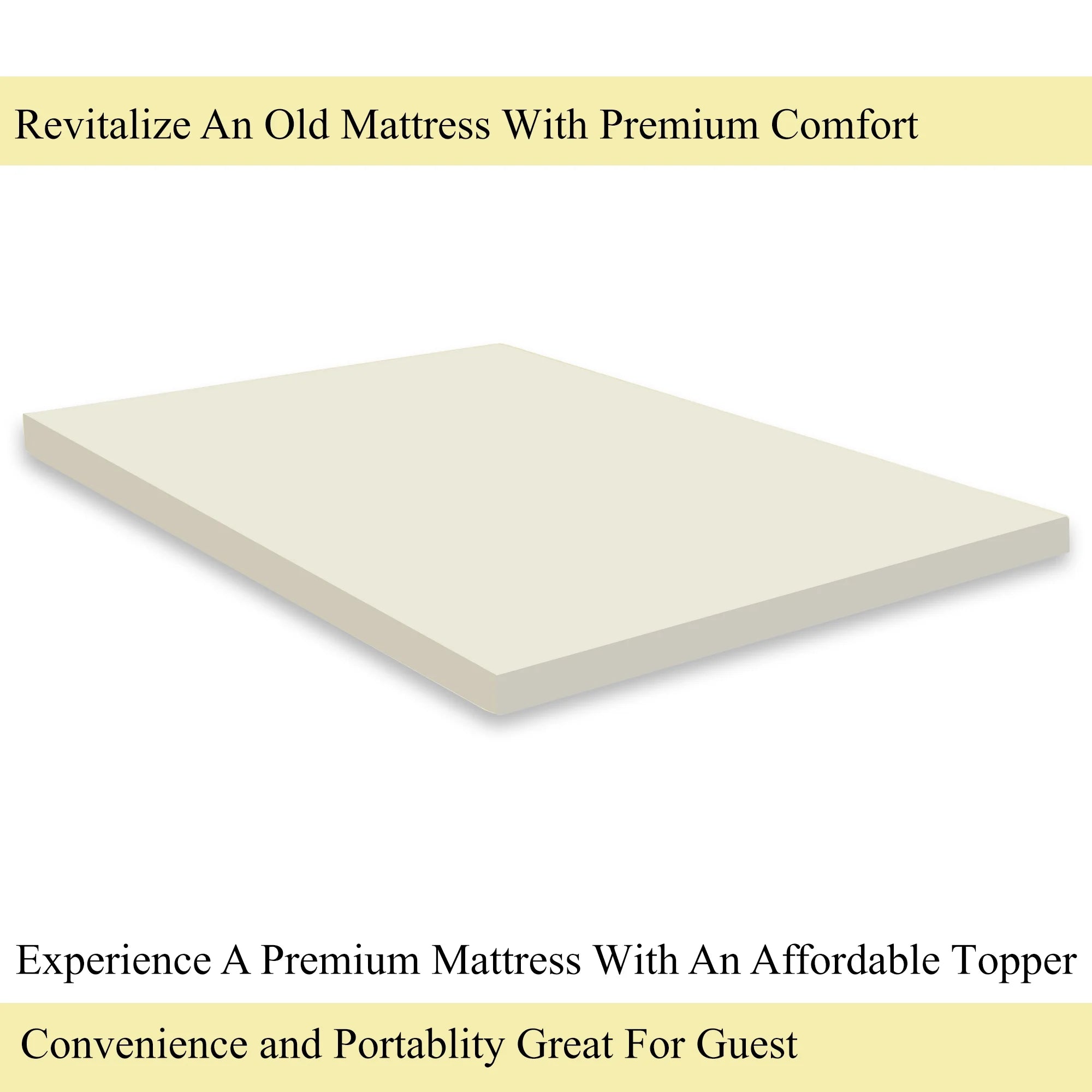 2" High Density Foam Mattress Topper X1479