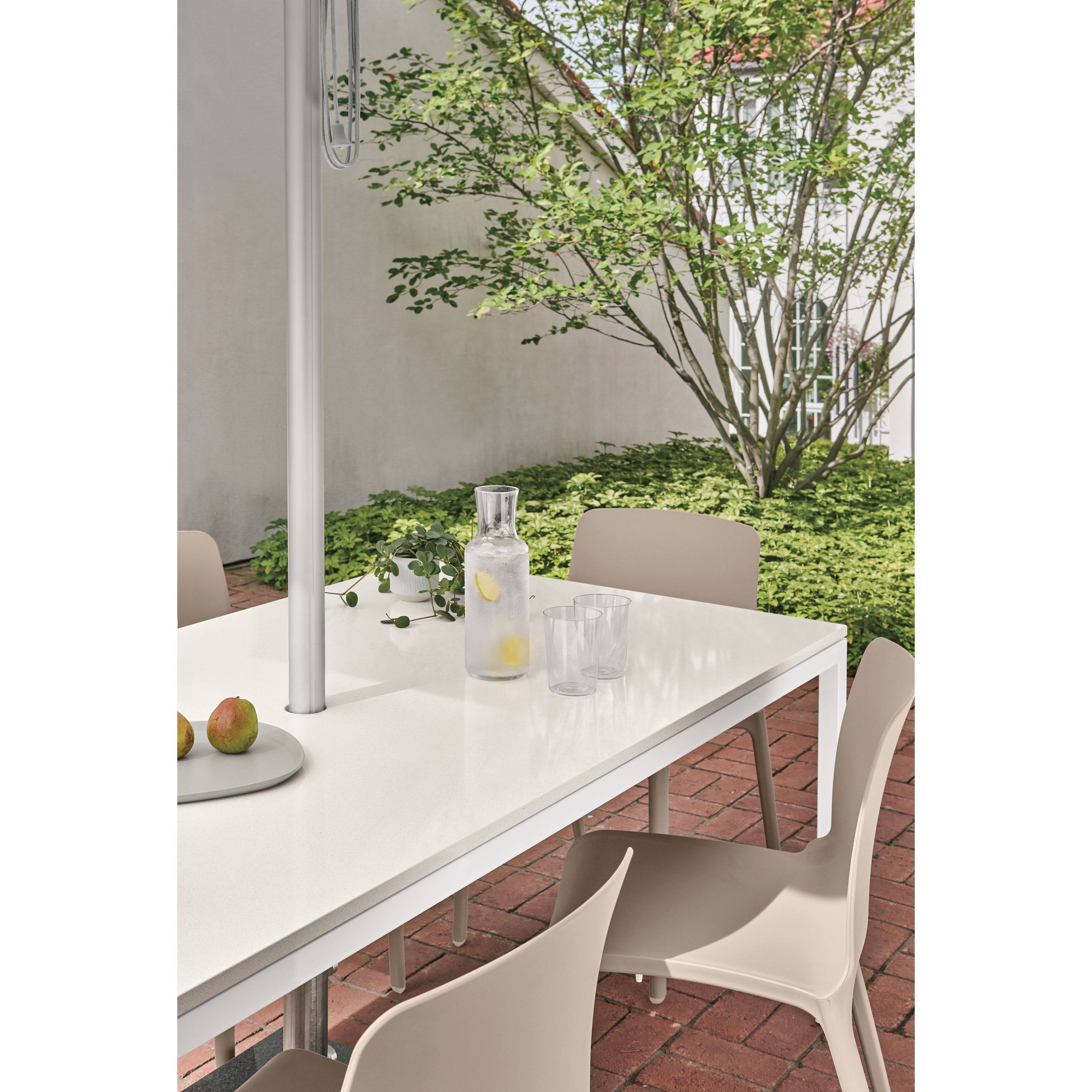 Red Recycled HDPE Patio Table J81268