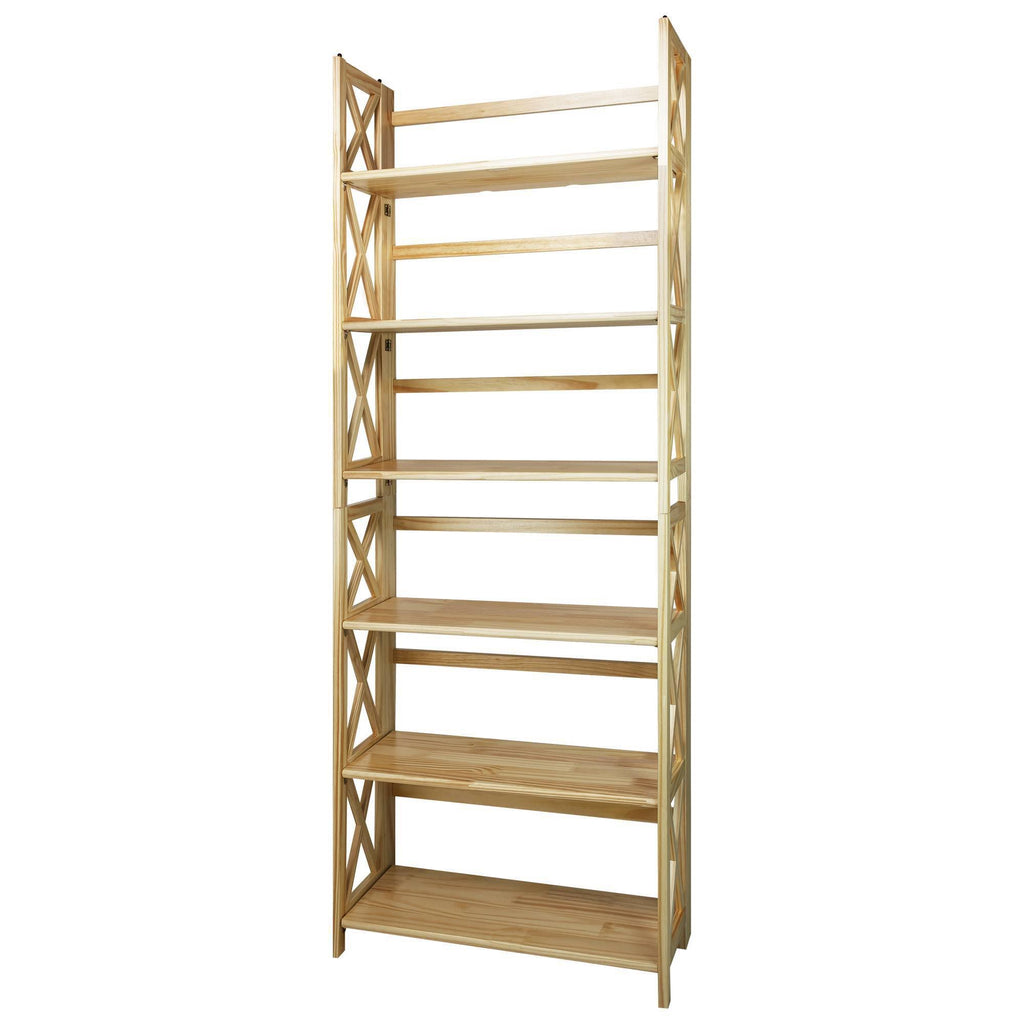 3 Shelf Folding Bookcase Natural G5786
