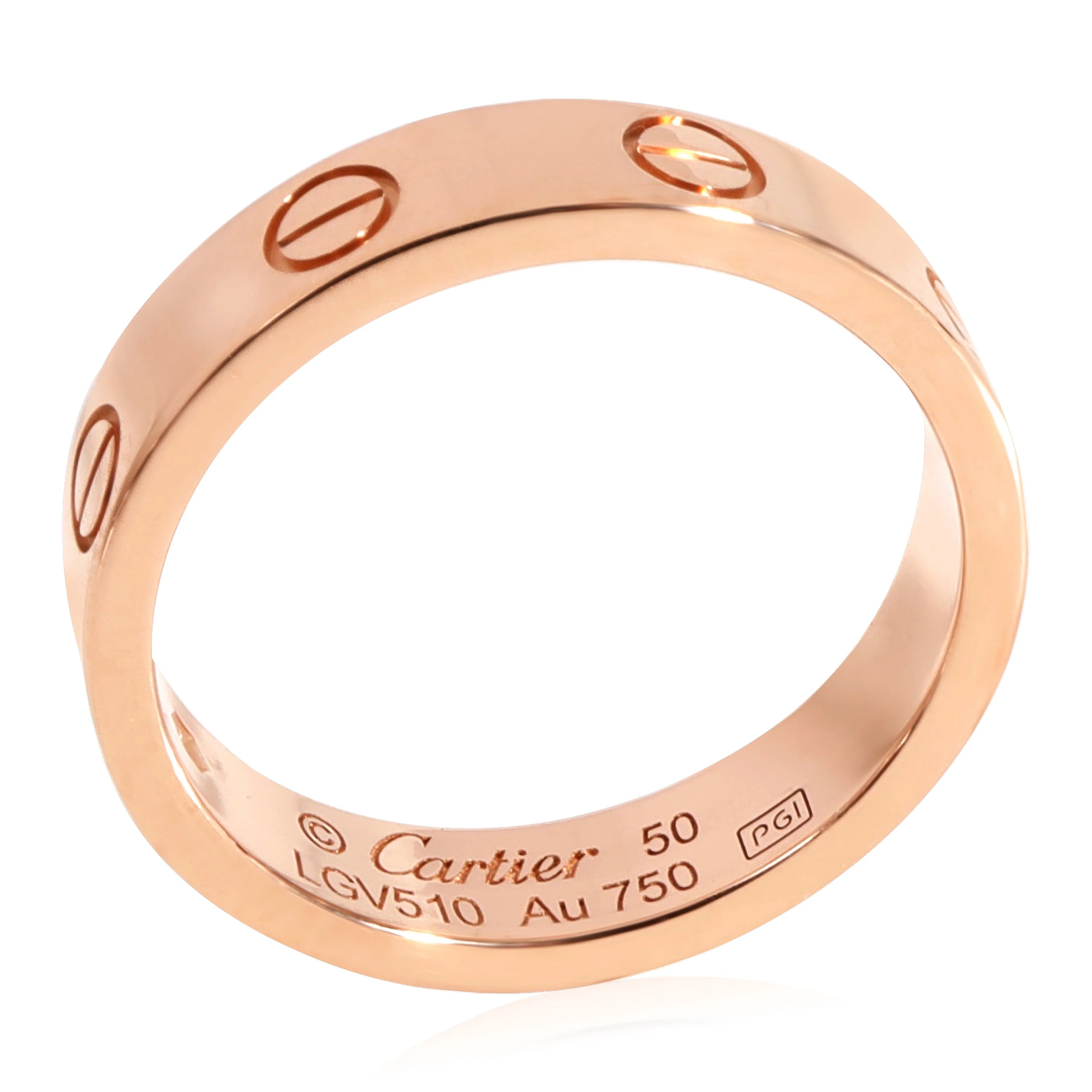 18k Rose Gold Wedding Band with 1 Diamond Z570