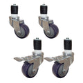 Set of 4 Casters for Stainless Steel Work Table C341780