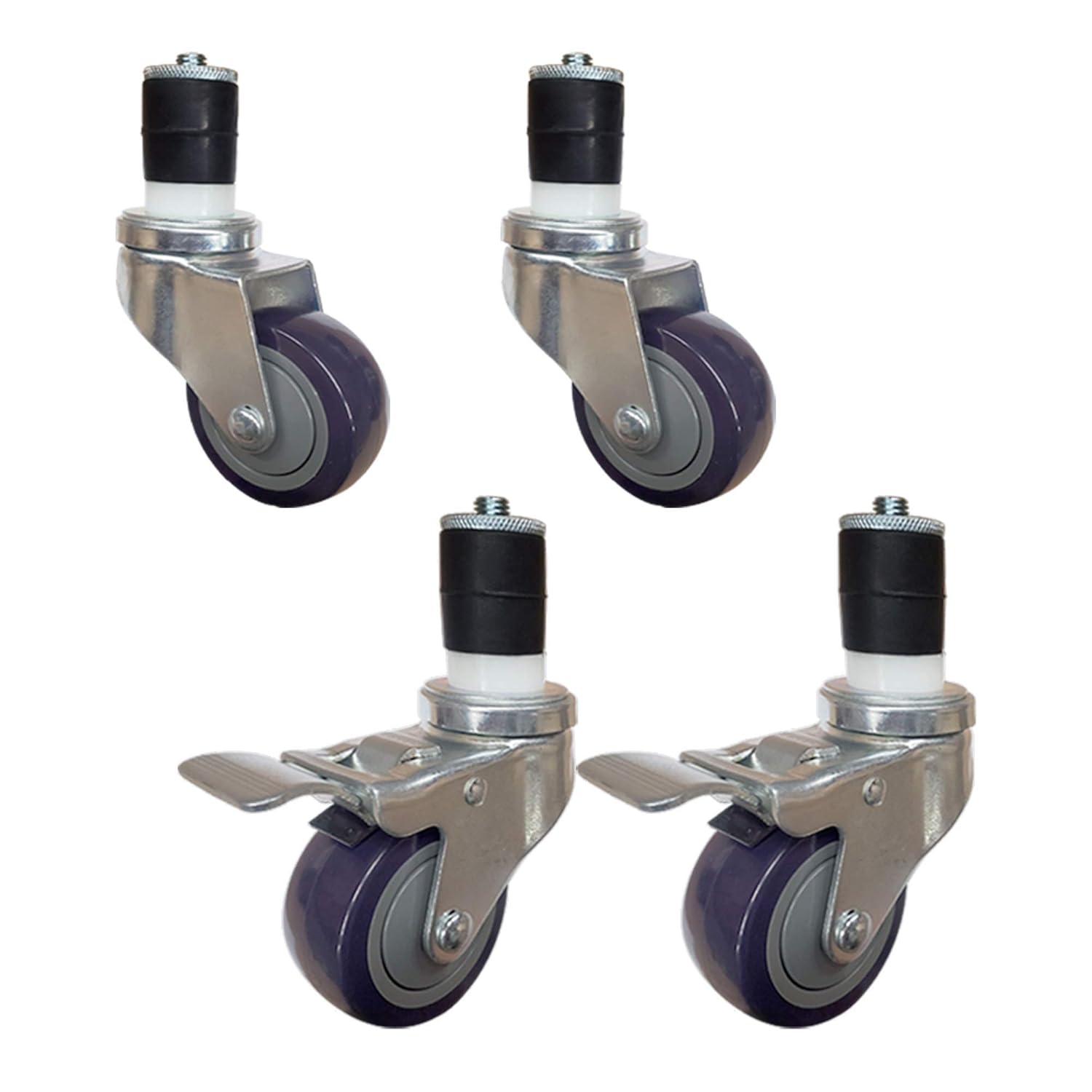 Set of 4 Casters for Stainless Steel Work Table C341780
