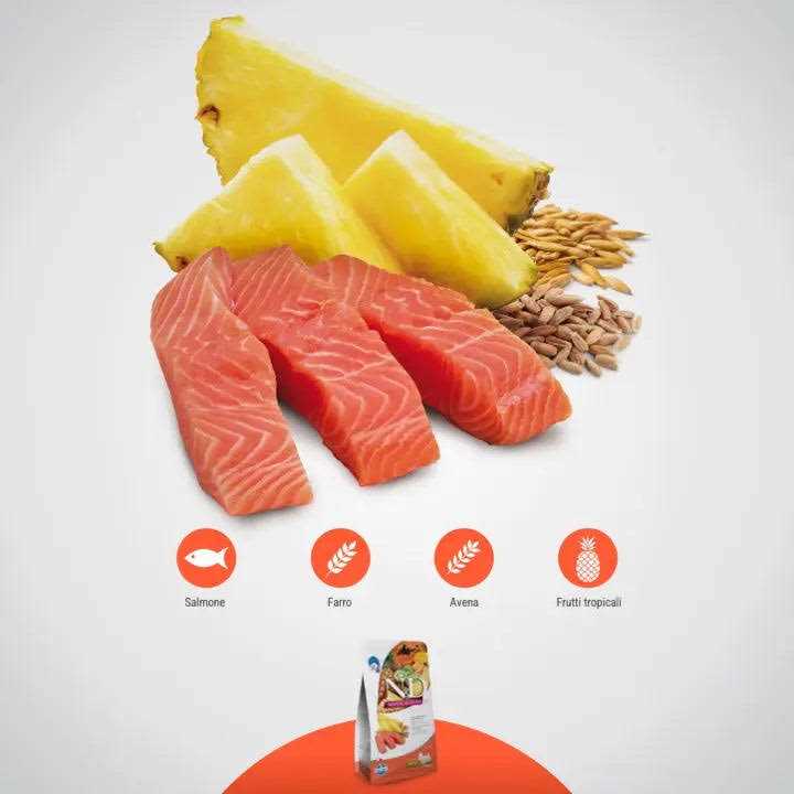 Spelt, Oats Tropical Selection Salmon Medium / Maxi Adult Dog Food K1471