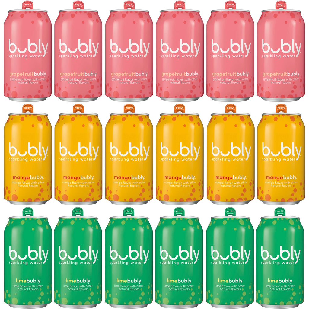 Tropical Sparkling Water Variety Pack, 12 fl oz, 18 Pack Cans T614400