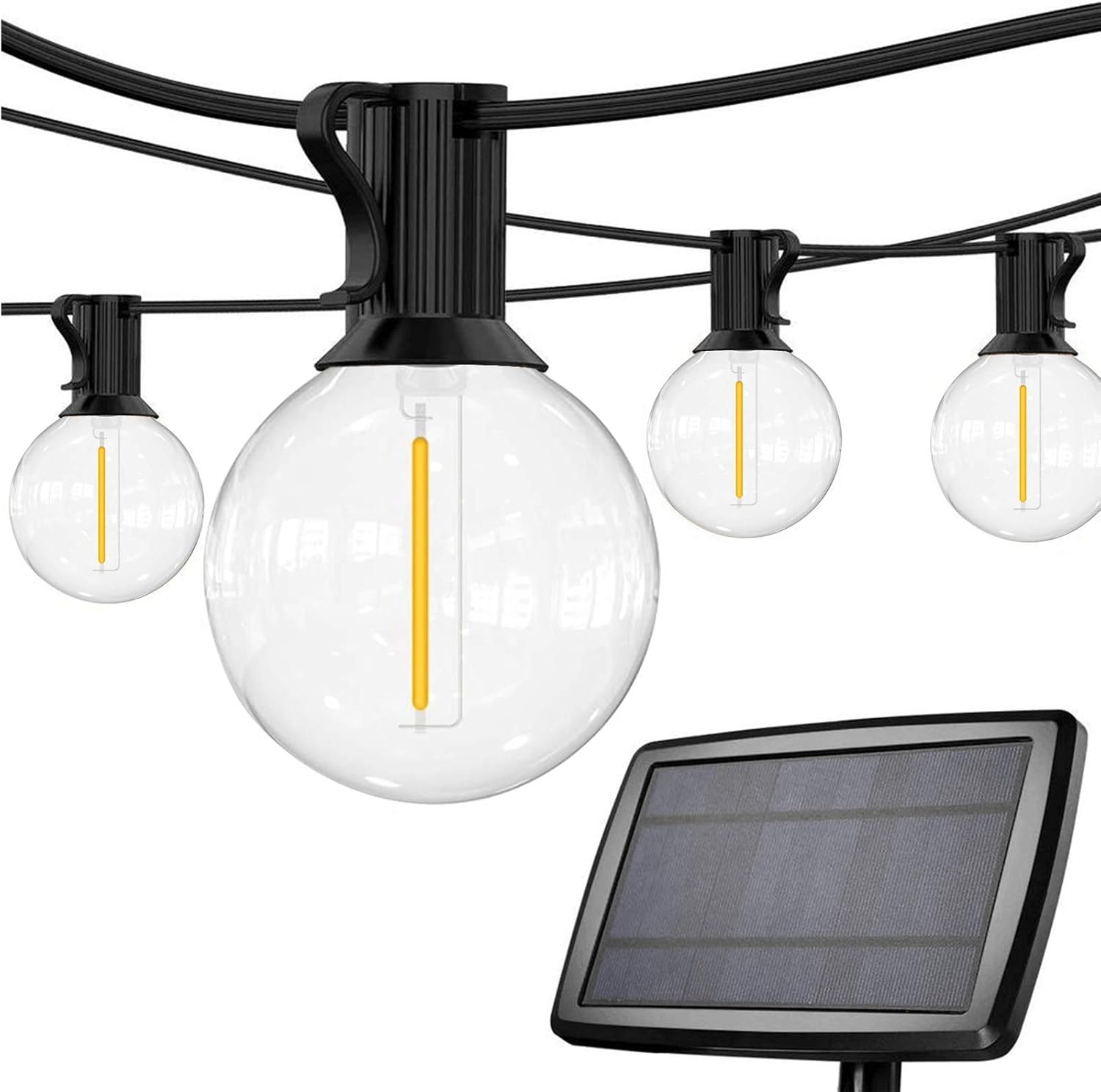 97ft Solar Powered String Lights with 48 Shatterproof LED Bulbs C901730