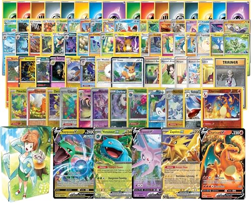 100 Assorted Card Bundle with Foils and 5 Ultra Rare X956