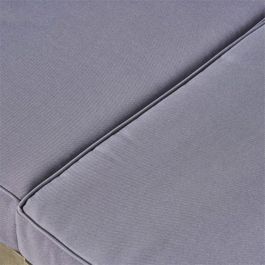 4 Piece Outdoor Acacia Wood Sofa Set in Gray E4372
