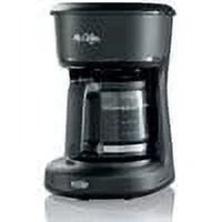 5-Cup Mini Brew Coffee Maker, Black V22782
