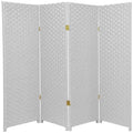 White Paneled Room Divider O9825