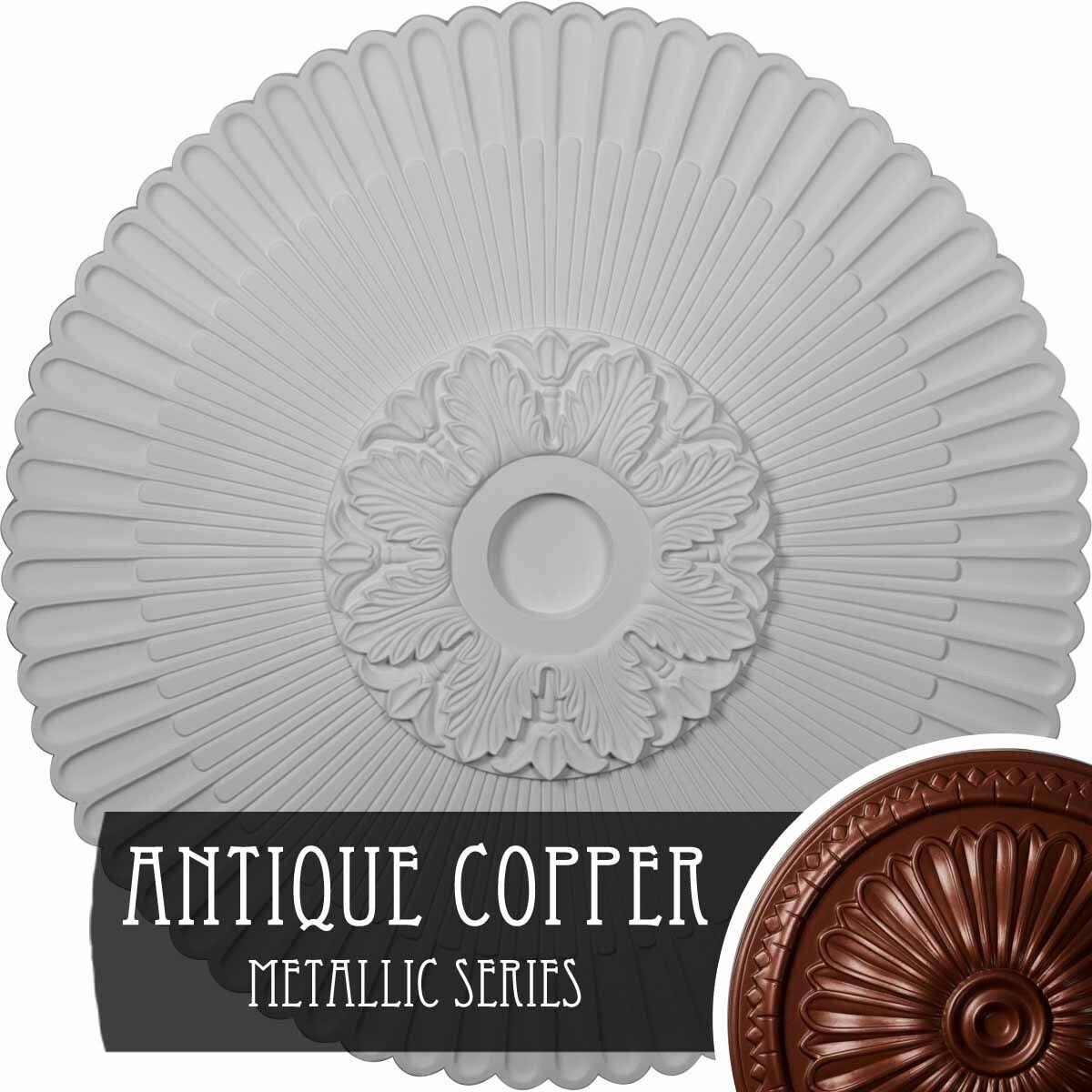 Hand-Painted Night Shade Ceiling Medallion H456109