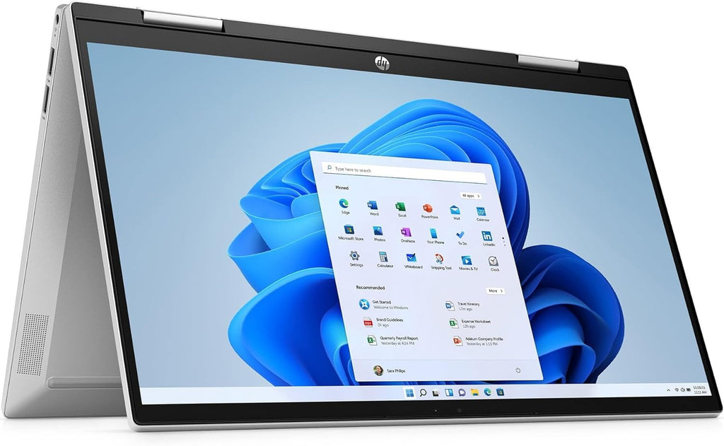 14" FHD Convertible Laptop, Intel Core i5, 8GB RAM, 256GB SSD, Natural Silver, Windows 11 Home U16539