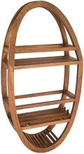 Oval Teak Shower Organizer S6210