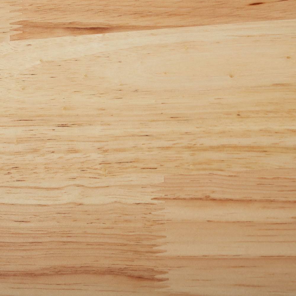 White Rubberwood Kitchen Island Cart X371556