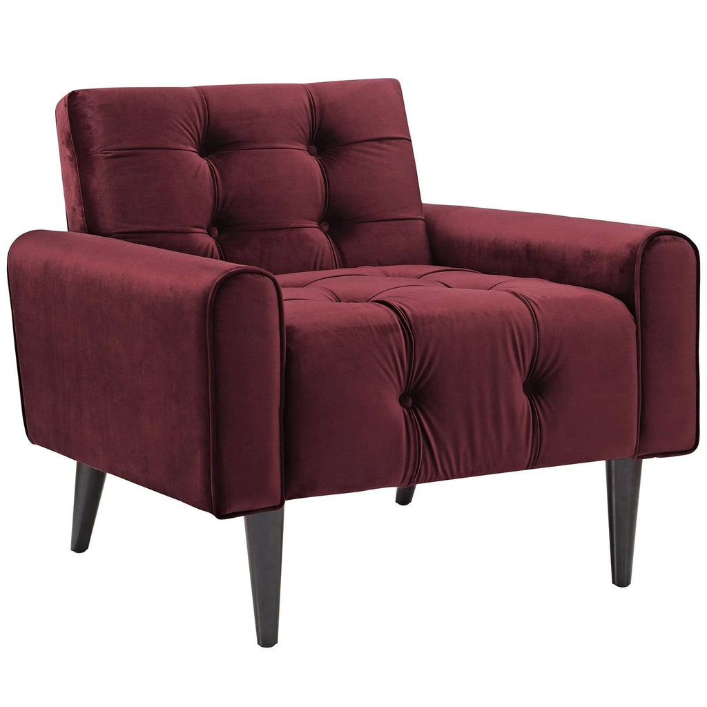 Green Velvet Armchair I50222