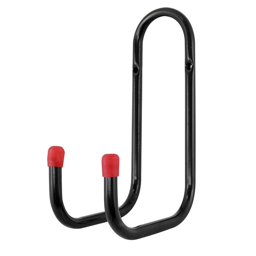 2-Piece Heavy Duty Metal Wall Mount Double J Bicycle Bike Hooks Hanger R623617