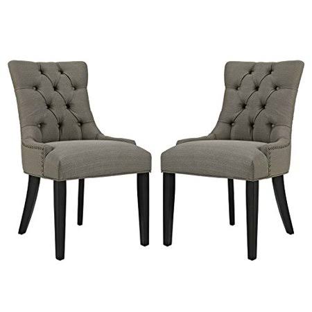 Set of 2 Fabric Dining Side Chair in Granite O334