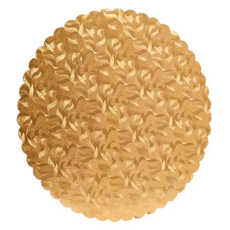 Gold Cake Circle 12 inch, Quantity: 100 K84474