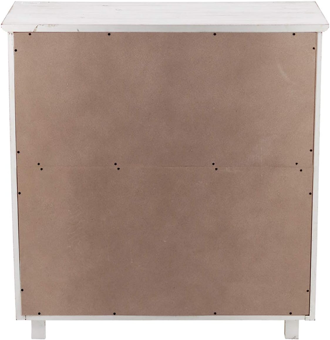 Whitewashed Wood Storage Cabinet O34306