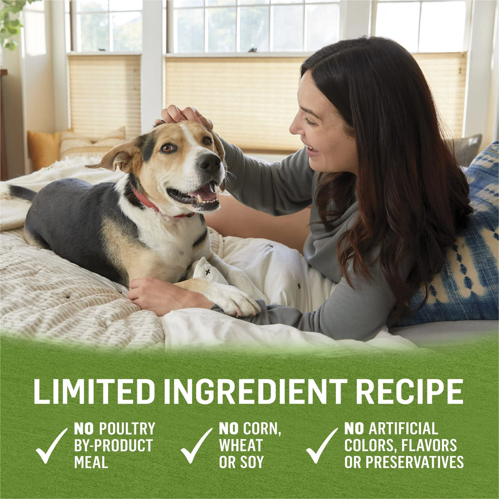13 oz Cans (12 Pack) Wet Dog Food Chicken Lamb Spinach Y95852