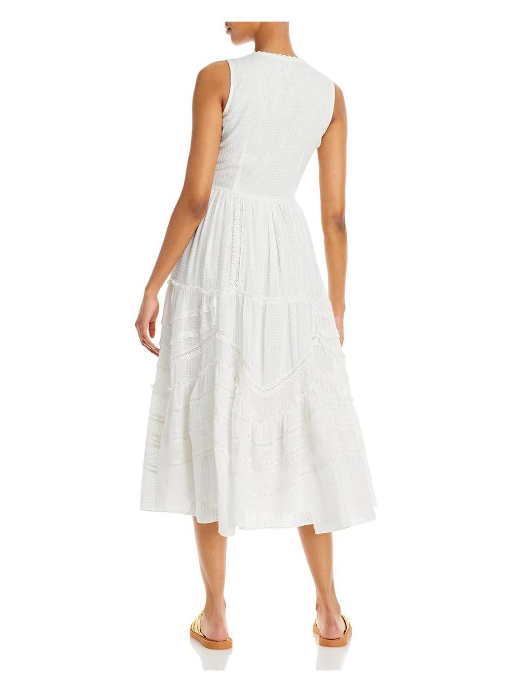 Cotton Tiered Midi Dress S378