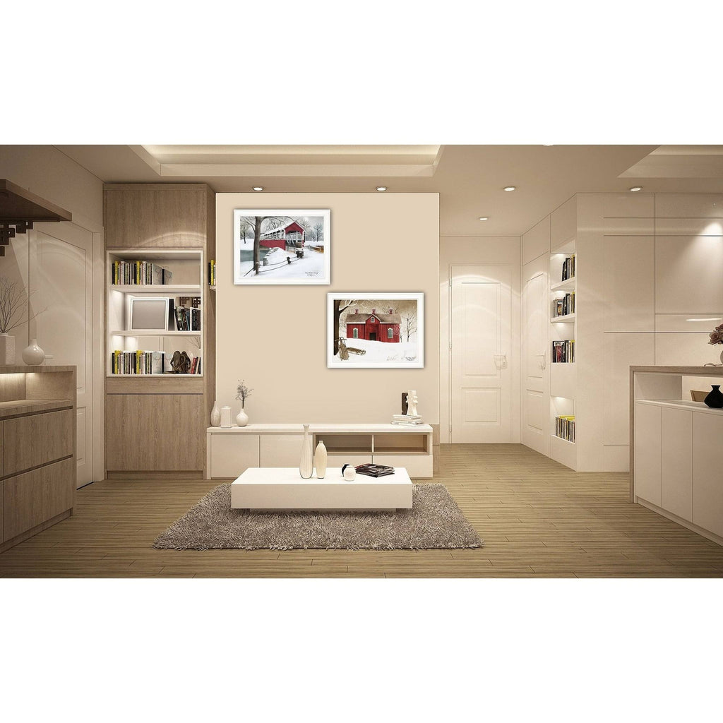 2-Piece Vignette, White Frame F5259