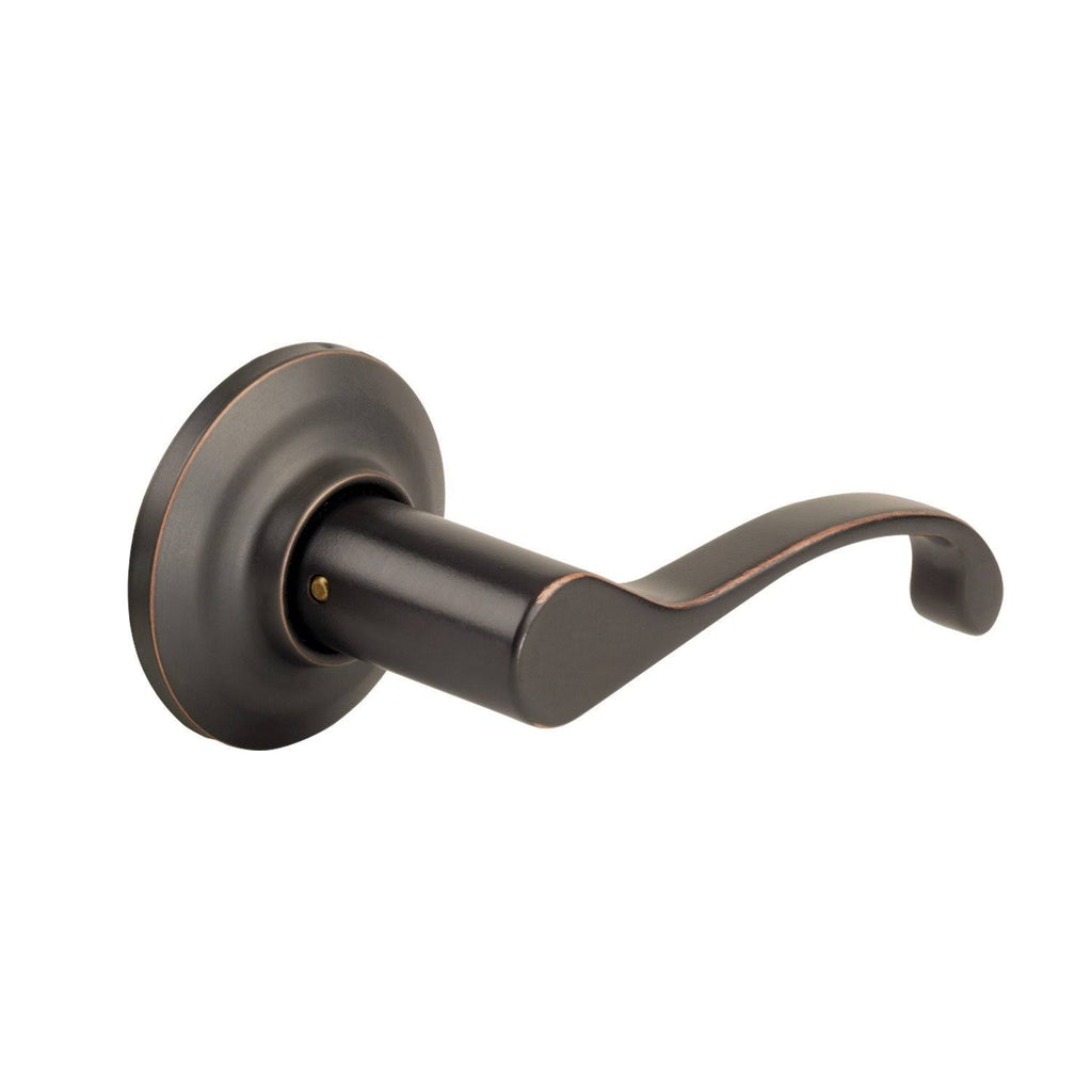 Satin Nickel Keyed Entry Lever K734