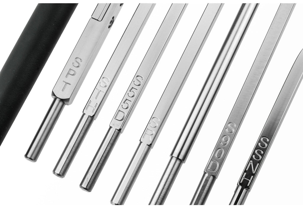 7 Tool Carbide Lathe Tools Set with Interchangeable Foam Grip Handle R25046