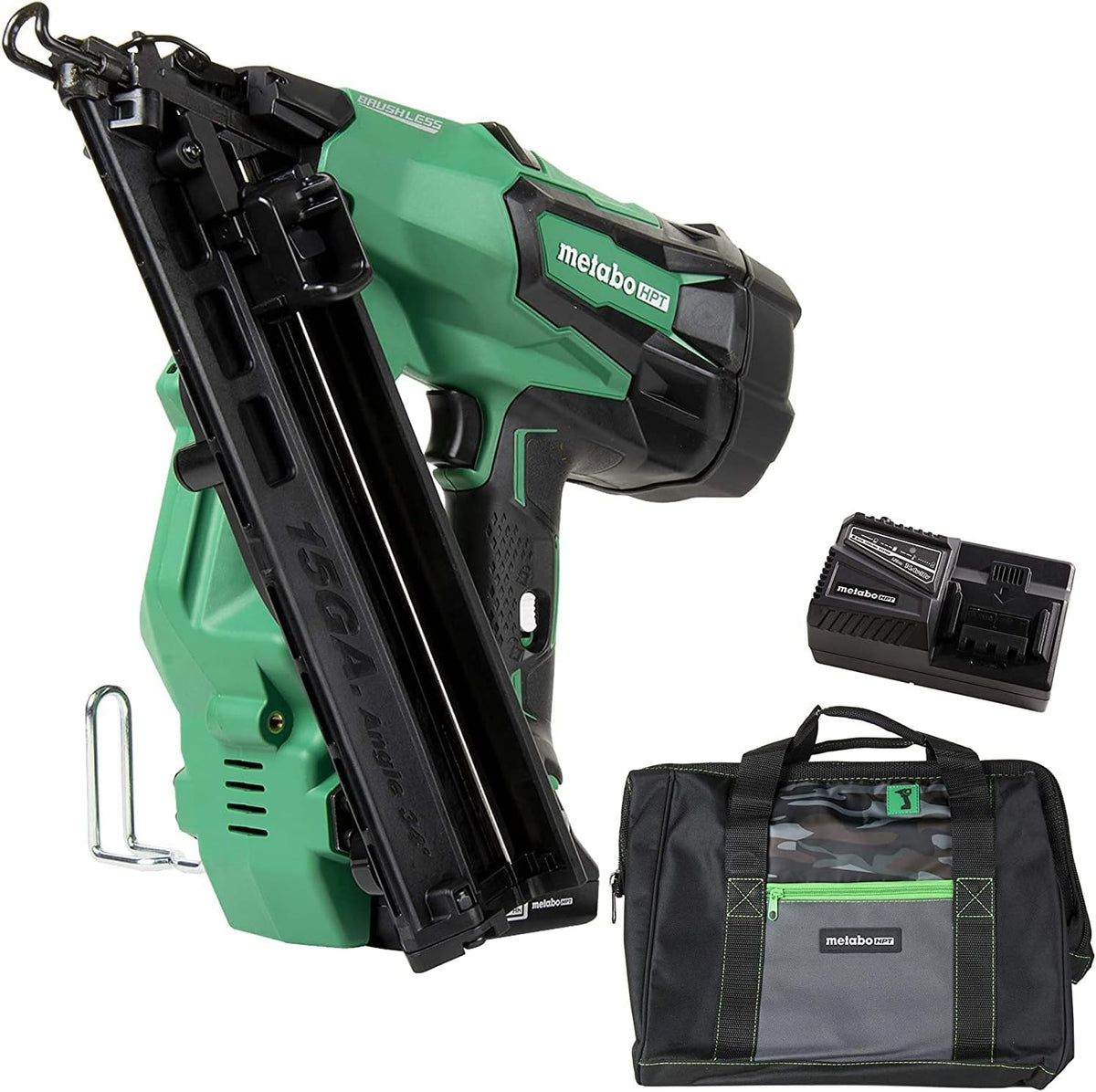 18V Brushless 15 Gauge Cordless Finish Nailer Kit S44217