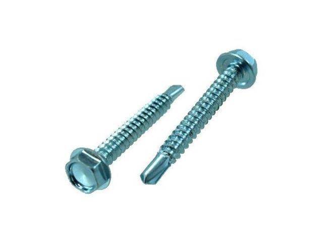 Zinc Plated Hex Head Drill & Tap Screws (Case of 3,000) X5703