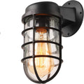 Green Finish Metal Cage Wall Sconce X2766