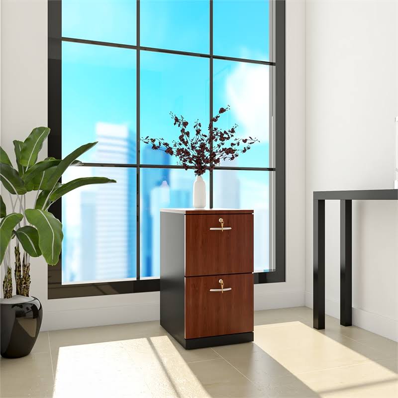 2 Drawer File Cabinet in Classic Cherry E63266