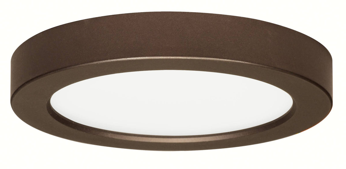 13.5W LED Round Flush Mount, 2700K Bronze D1543