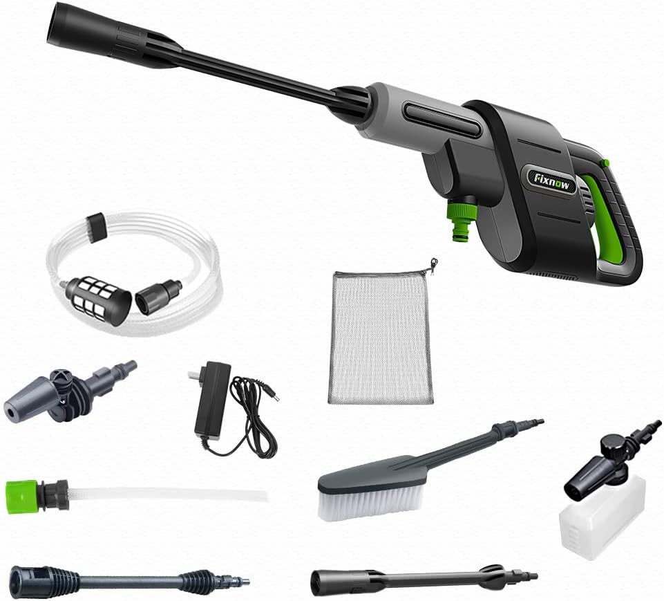 Cordless 24V 600PSI Pressure Washer with 4 Nozzles P35681