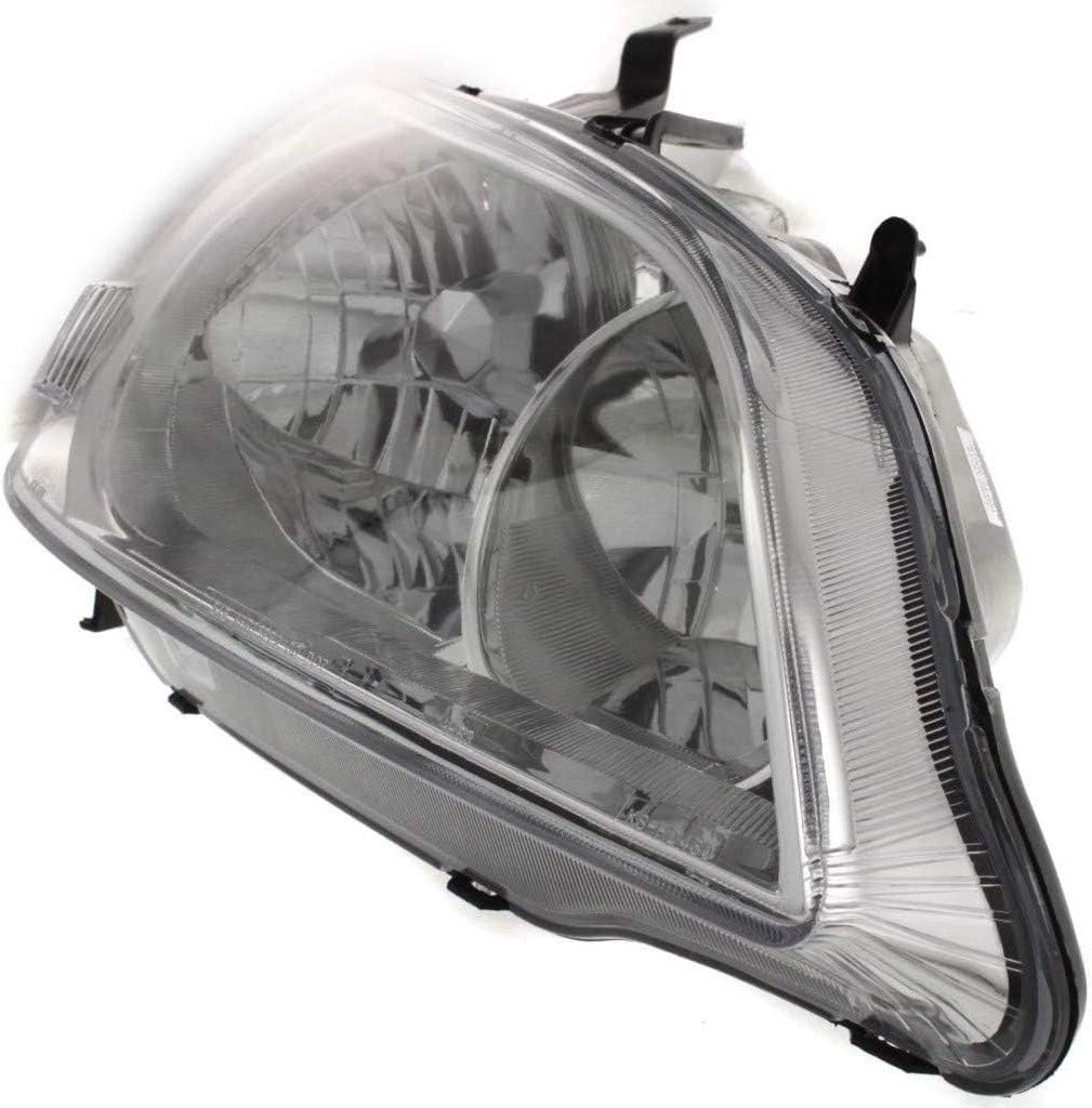 2004 2005 Honda Civic Headlight Assembly Driver and Passenger Side W4652