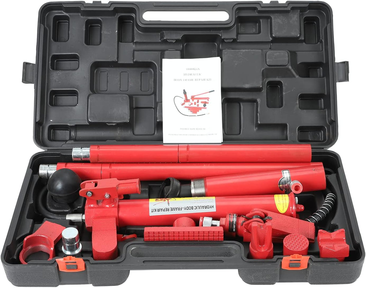 10 Ton Porta Power Hydraulic Jack with Oil Hose P7313