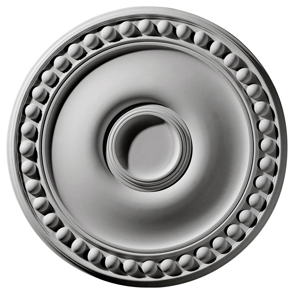 19 1/8 inch x 1 inch Ceiling Medallion, Hand-Painted, Beige F176