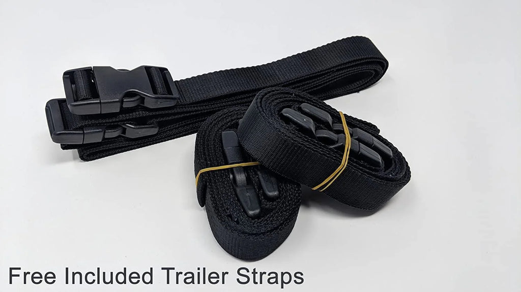 Gray/Black All Weather Trailerable Jet Ski Covers with Trailer Straps and Storage Bag I838878