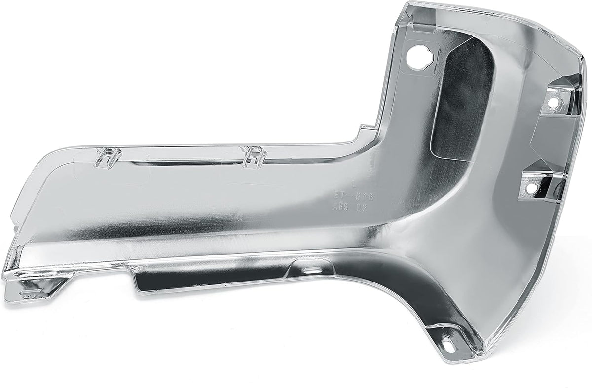 Chrome Rear Bumper End Cap with Sensor Hole Pair for Toyota Tacoma F2988