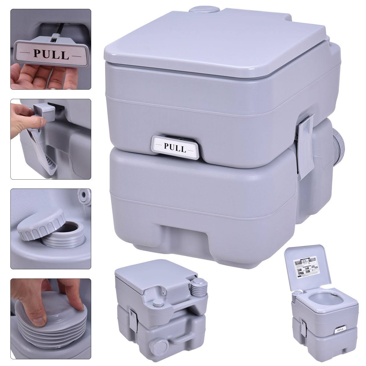 5 Gallon 20L Portable Flush Toilet F26150